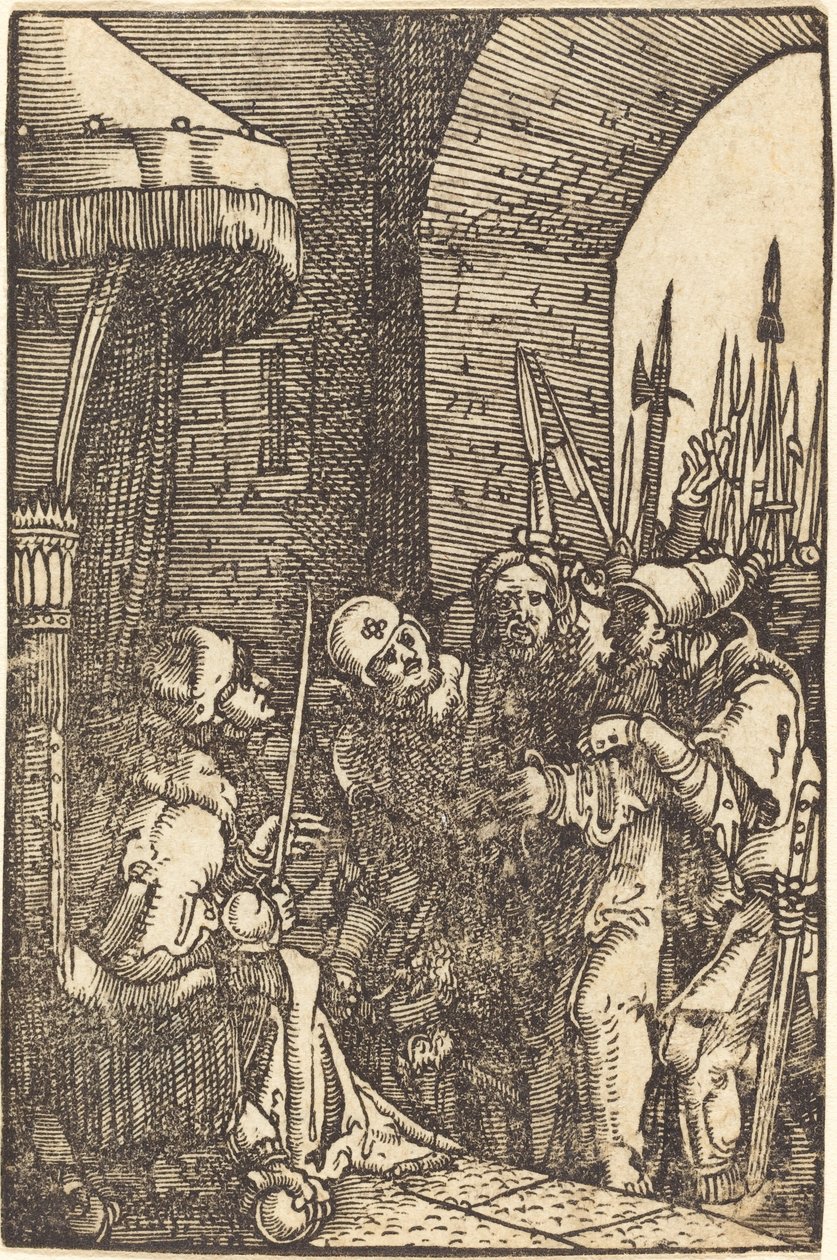 基督在希律王面前 作者 阿尔布雷希特·阿尔特多夫（Albrecht Altdorfer）