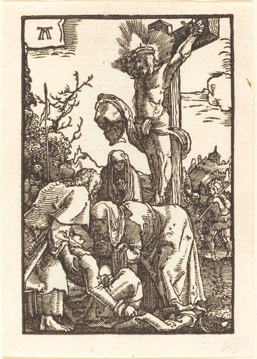 十字架上的基督 作者 阿尔布雷希特·阿尔特多夫（Albrecht Altdorfer）