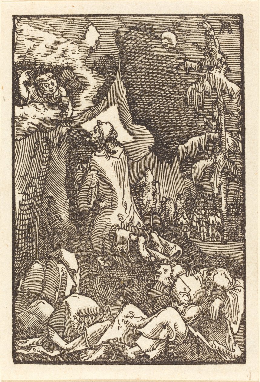 基督在橄榄山 作者 阿尔布雷希特·阿尔特多夫（Albrecht Altdorfer）