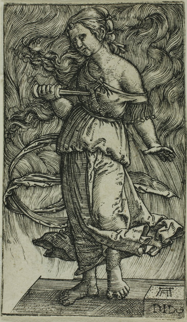 黛朵自杀 作者 阿尔布雷希特·阿尔特多夫（Albrecht Altdorfer）