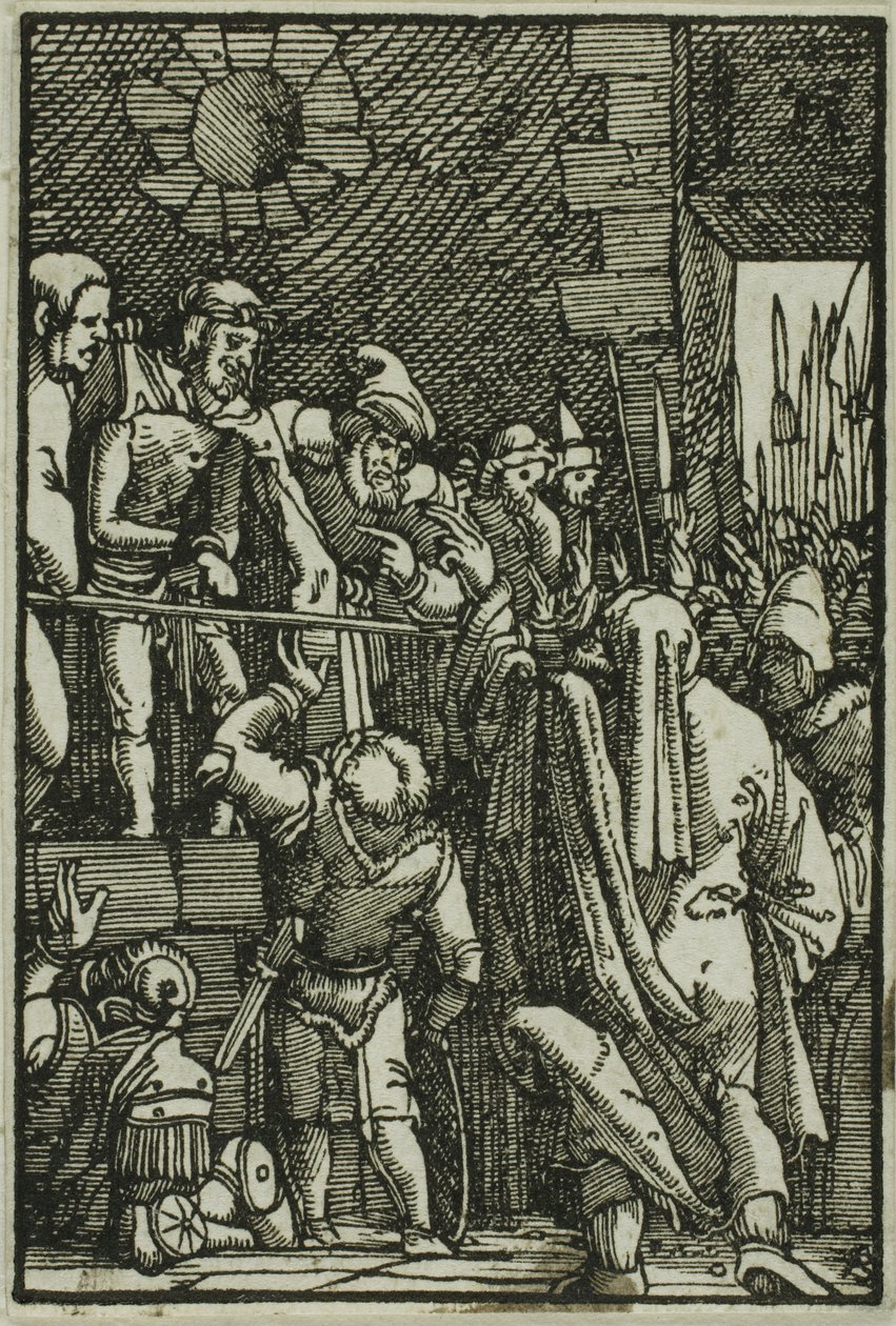 Ecce Homo，选自《人类的堕落与救赎 作者 阿尔布雷希特·阿尔特多夫（Albrecht Altdorfer）
