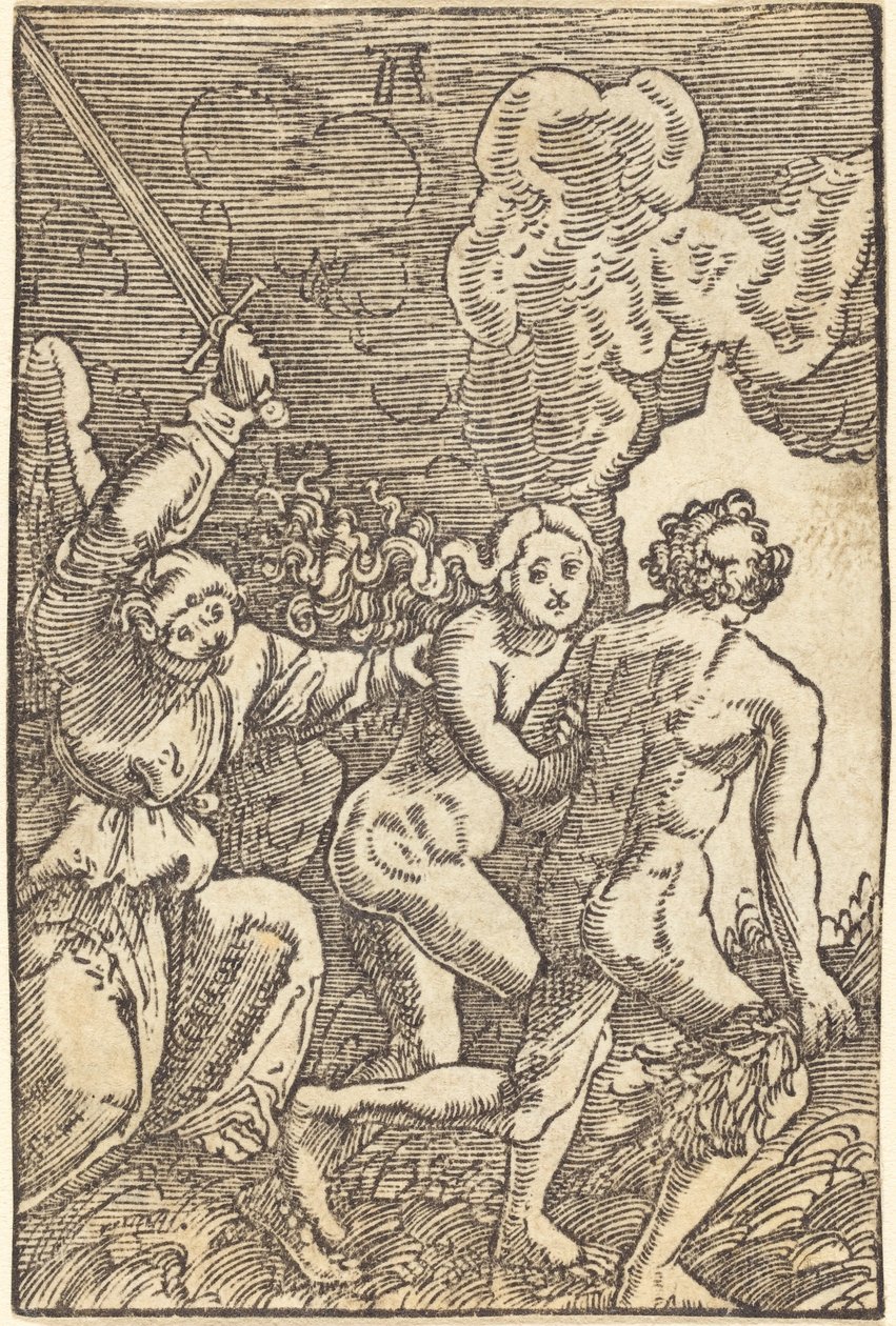 被逐出天堂 作者 阿尔布雷希特·阿尔特多夫（Albrecht Altdorfer）