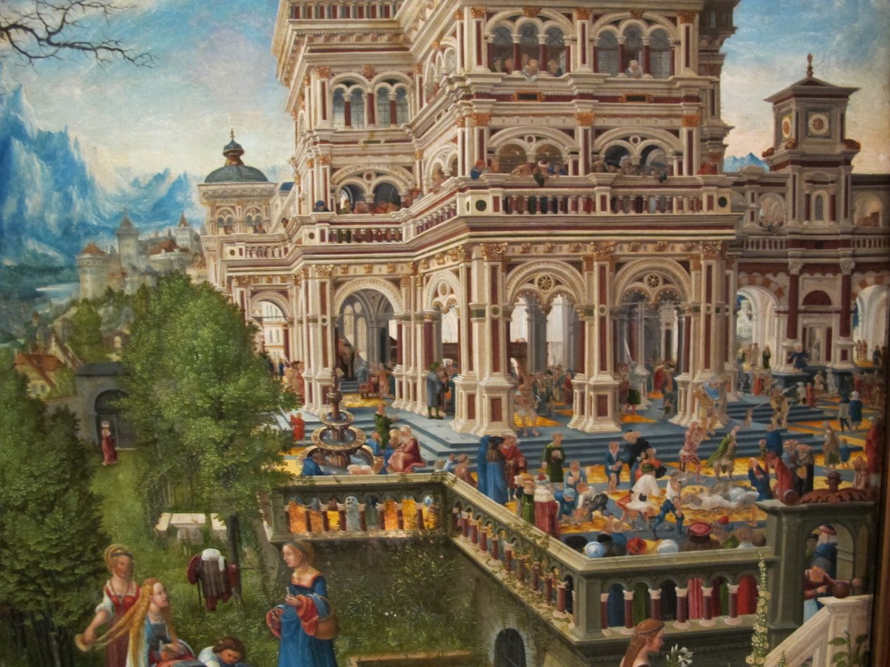 德语： Susanna im Bade 苏珊娜和长老们 作者 阿尔布雷希特·阿尔特多夫（Albrecht Altdorfer）