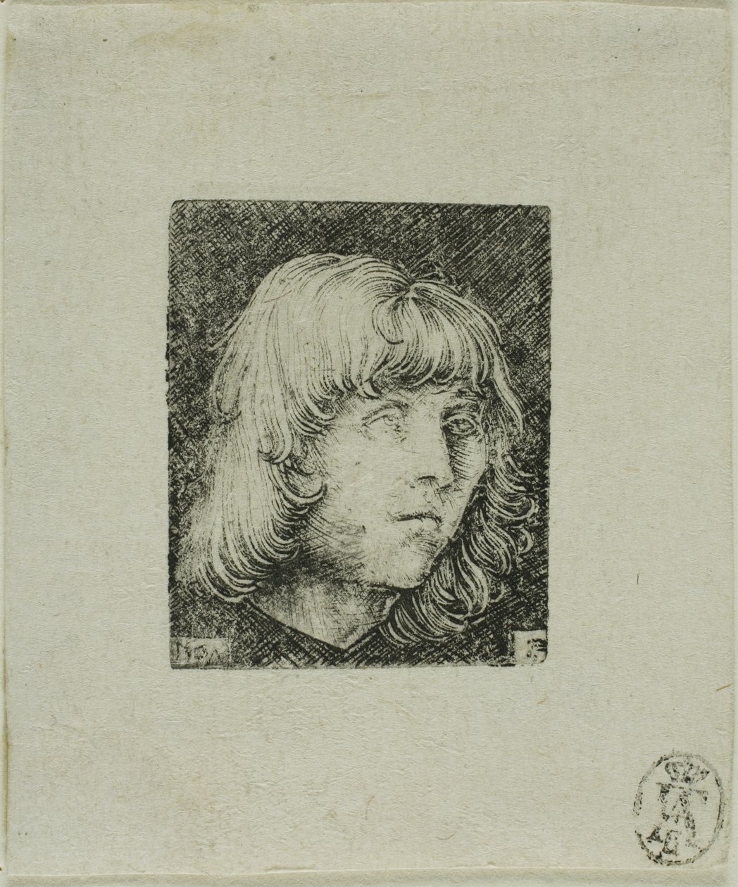 年轻人的头像 作者 阿尔布雷希特·阿尔特多夫（Albrecht Altdorfer）