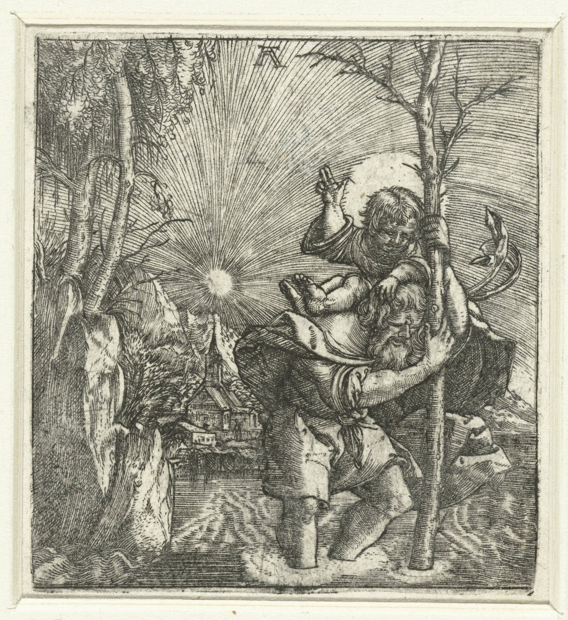 圣克里斯托弗 作者 阿尔布雷希特·阿尔特多夫（Albrecht Altdorfer）