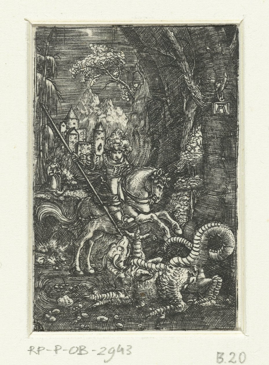 圣乔治屠龙 作者 阿尔布雷希特·阿尔特多夫（Albrecht Altdorfer）