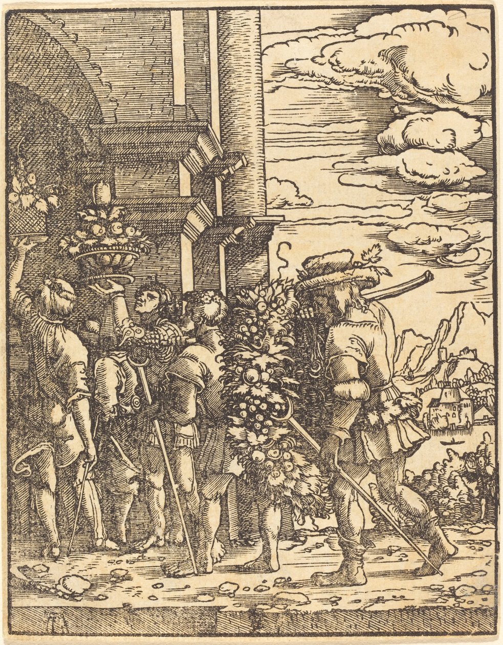 约书亚和迦勒 作者 阿尔布雷希特·阿尔特多夫（Albrecht Altdorfer）