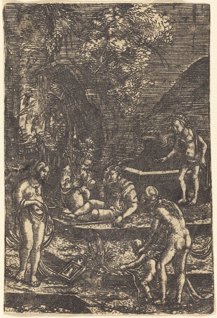 巴黎的判决 作者 阿尔布雷希特·阿尔特多夫（Albrecht Altdorfer）