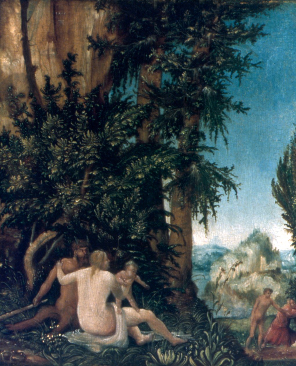 与萨特家族的风景，1507年 作者 阿尔布雷希特·阿尔特多夫（Albrecht Altdorfer）
