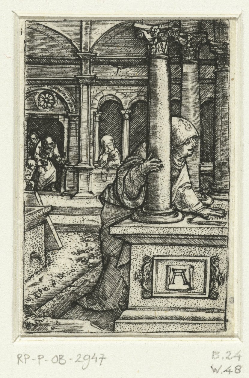 马利亚在会堂寻找儿子 作者 阿尔布雷希特·阿尔特多夫（Albrecht Altdorfer）