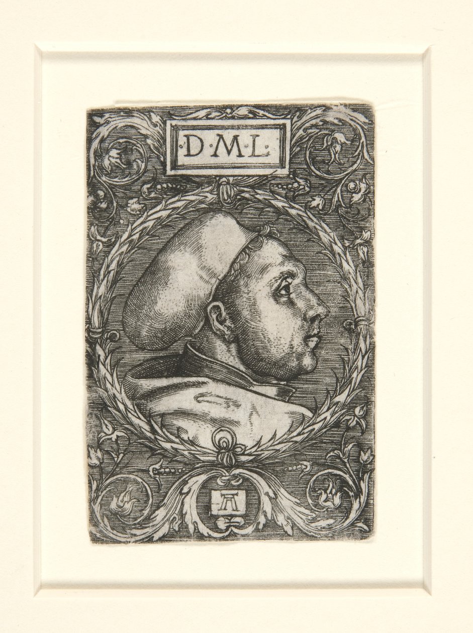 马丁路德，1521年 作者 阿尔布雷希特·阿尔特多夫（Albrecht Altdorfer）