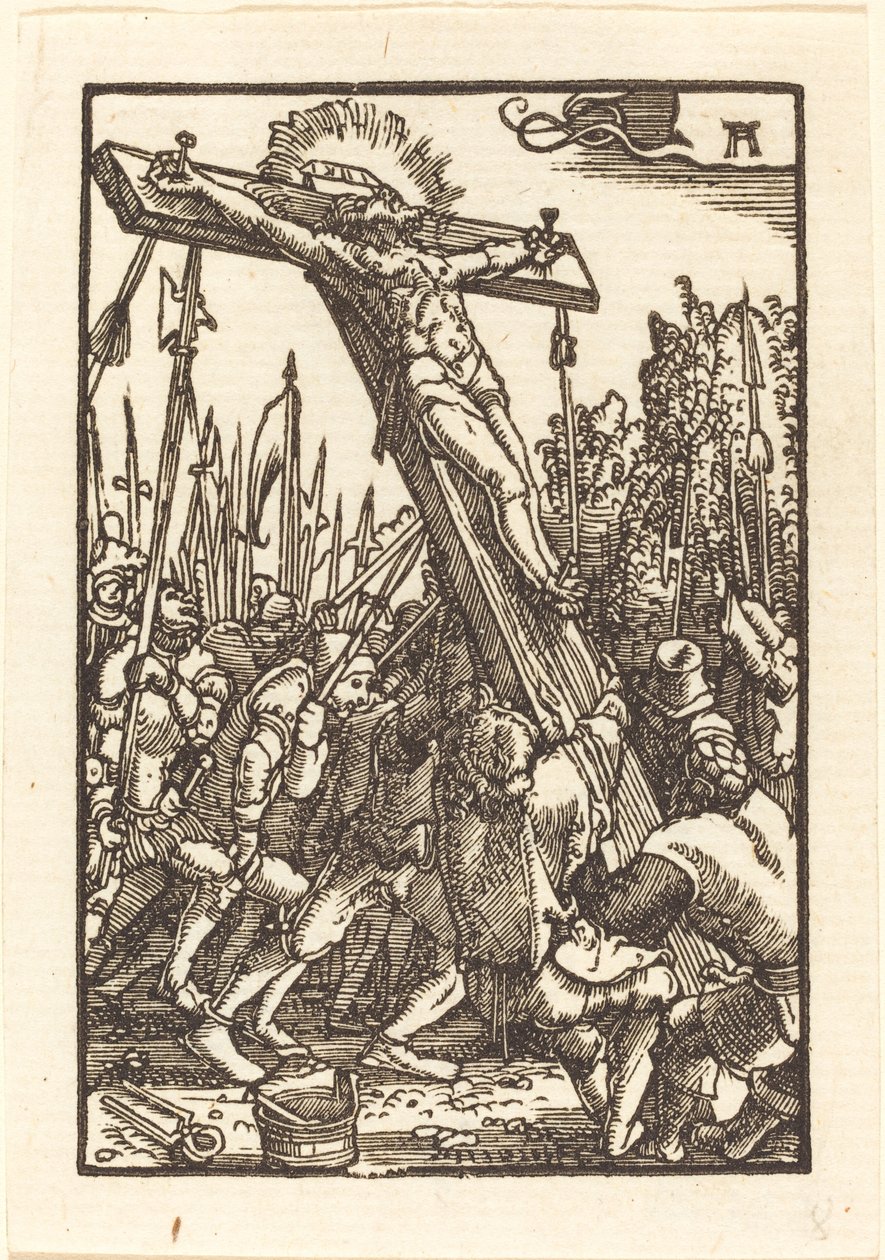 十字架升起 作者 阿尔布雷希特·阿尔特多夫（Albrecht Altdorfer）