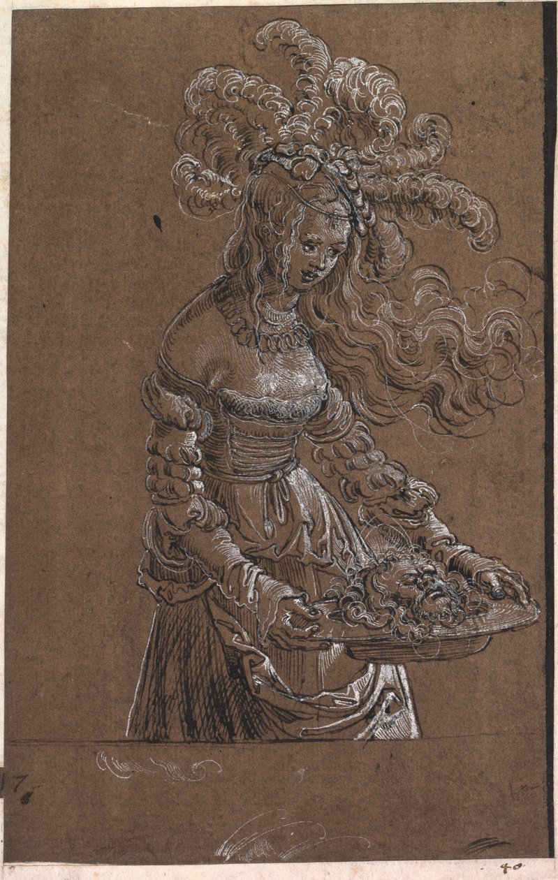 带着施洗者圣约翰头颅的莎乐美 作者 阿尔布雷希特·阿尔特多夫（Albrecht Altdorfer）