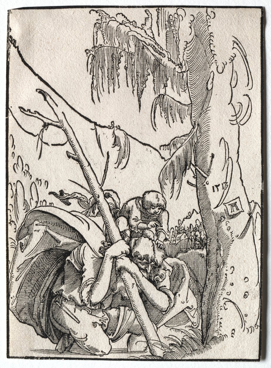 圣克里斯托弗，1513年。 作者 阿尔布雷希特·阿尔特多夫（Albrecht Altdorfer）