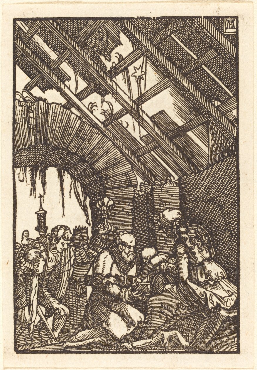 麦琪的崇拜 作者 阿尔布雷希特·阿尔特多夫（Albrecht Altdorfer）