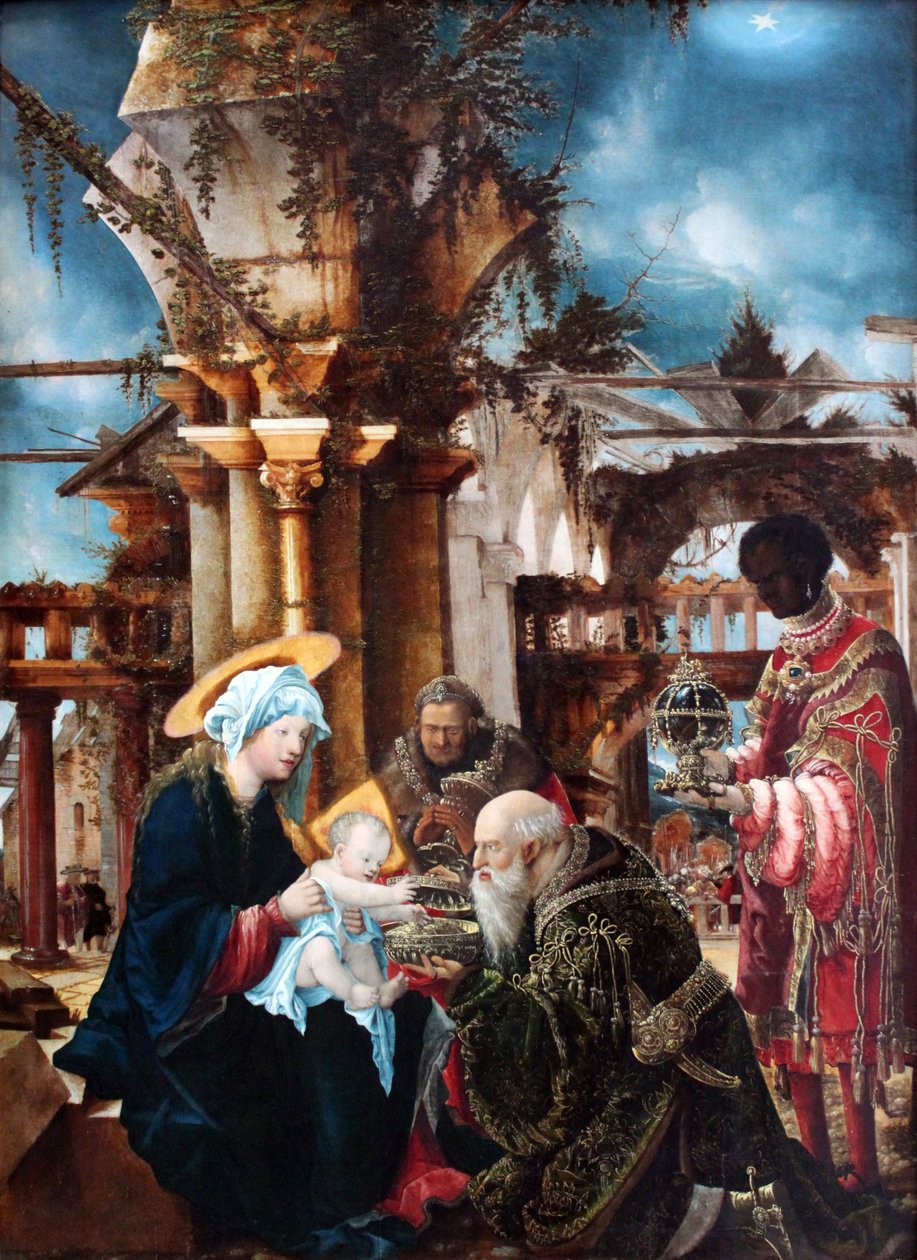玛吉的崇拜 作者 阿尔布雷希特·阿尔特多夫（Albrecht Altdorfer）