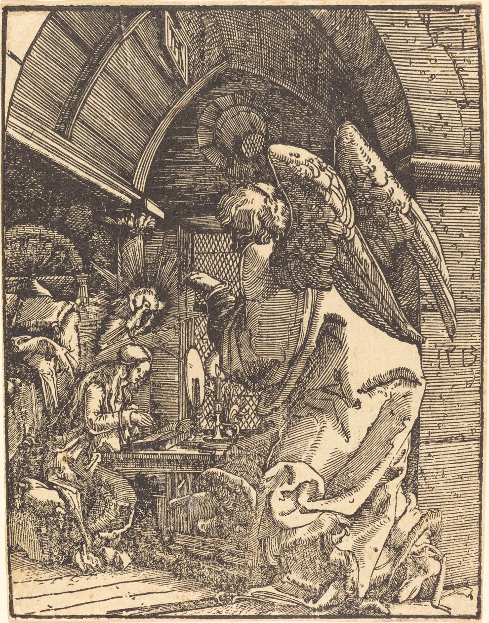 天使报喜 作者 阿尔布雷希特·阿尔特多夫（Albrecht Altdorfer）