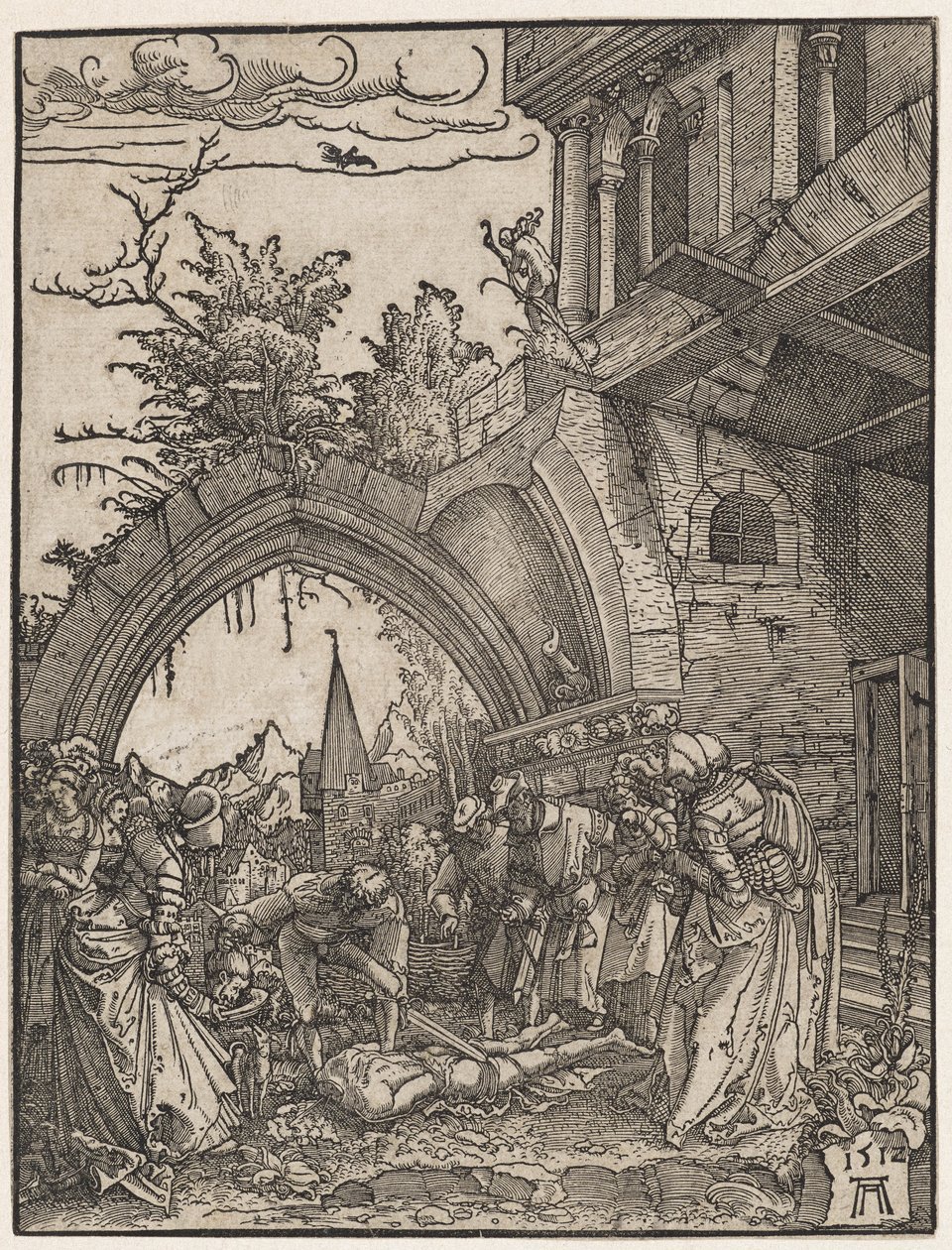 施洗者圣约翰的斩首》，1512年。 作者 阿尔布雷希特·阿尔特多夫（Albrecht Altdorfer）