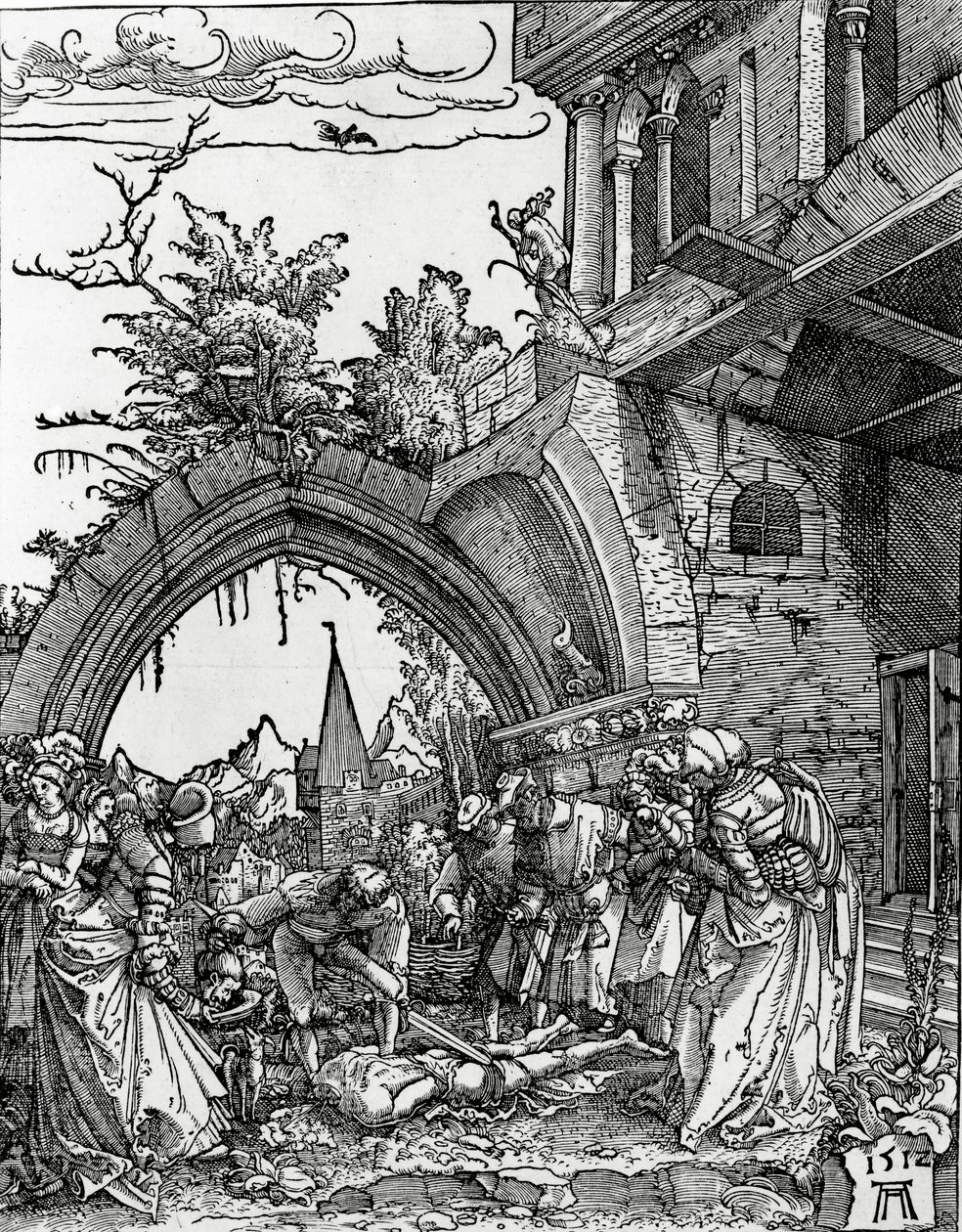施洗者圣约翰的斩首事件 作者 阿尔布雷希特·阿尔特多夫（Albrecht Altdorfer）