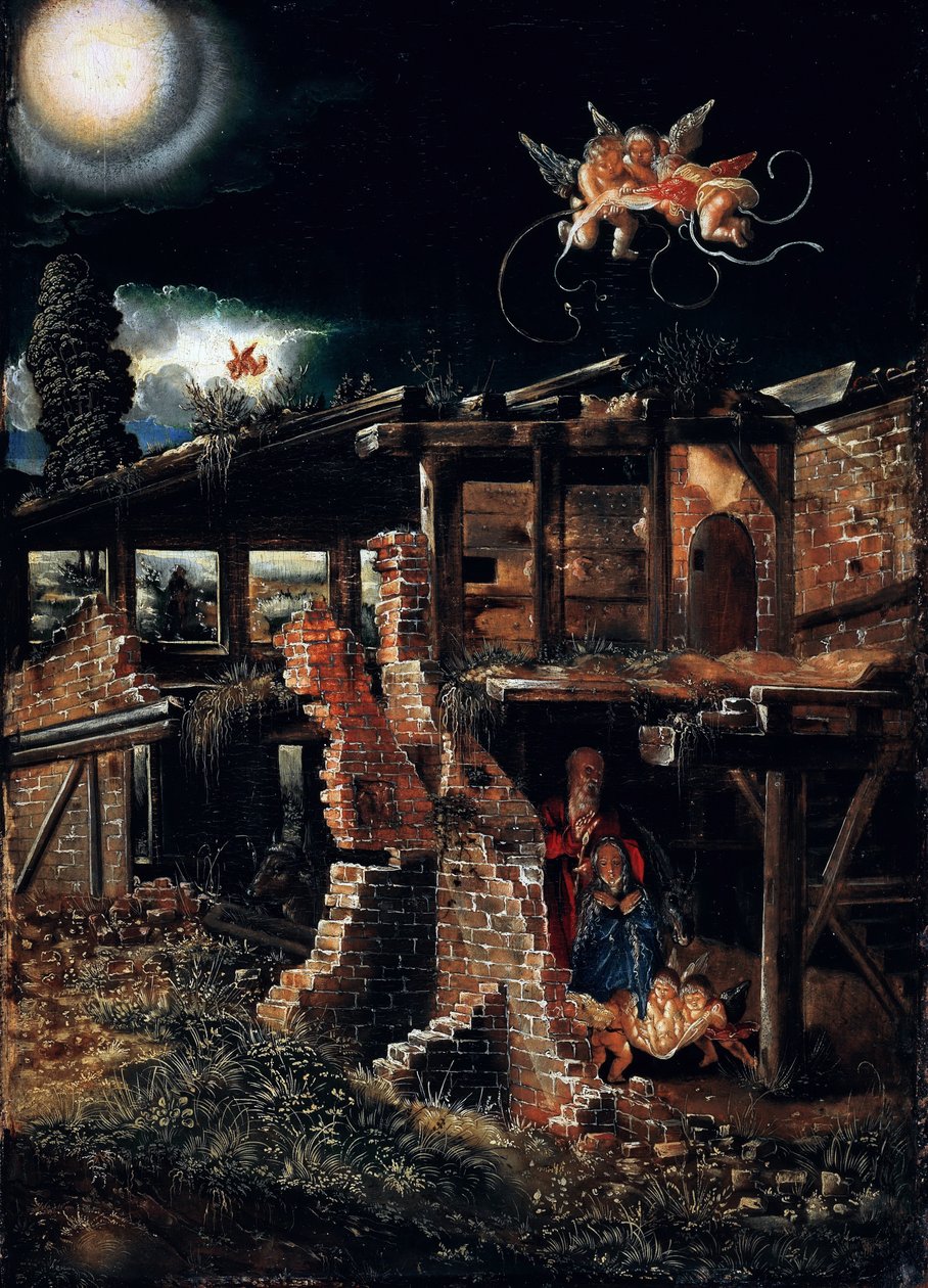 基督的诞生 作者 阿尔布雷希特·阿尔特多夫（Albrecht Altdorfer）