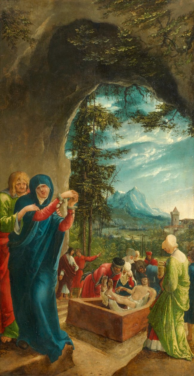 基督的埋葬，1518年 作者 阿尔布雷希特·阿尔特多夫（Albrecht Altdorfer）