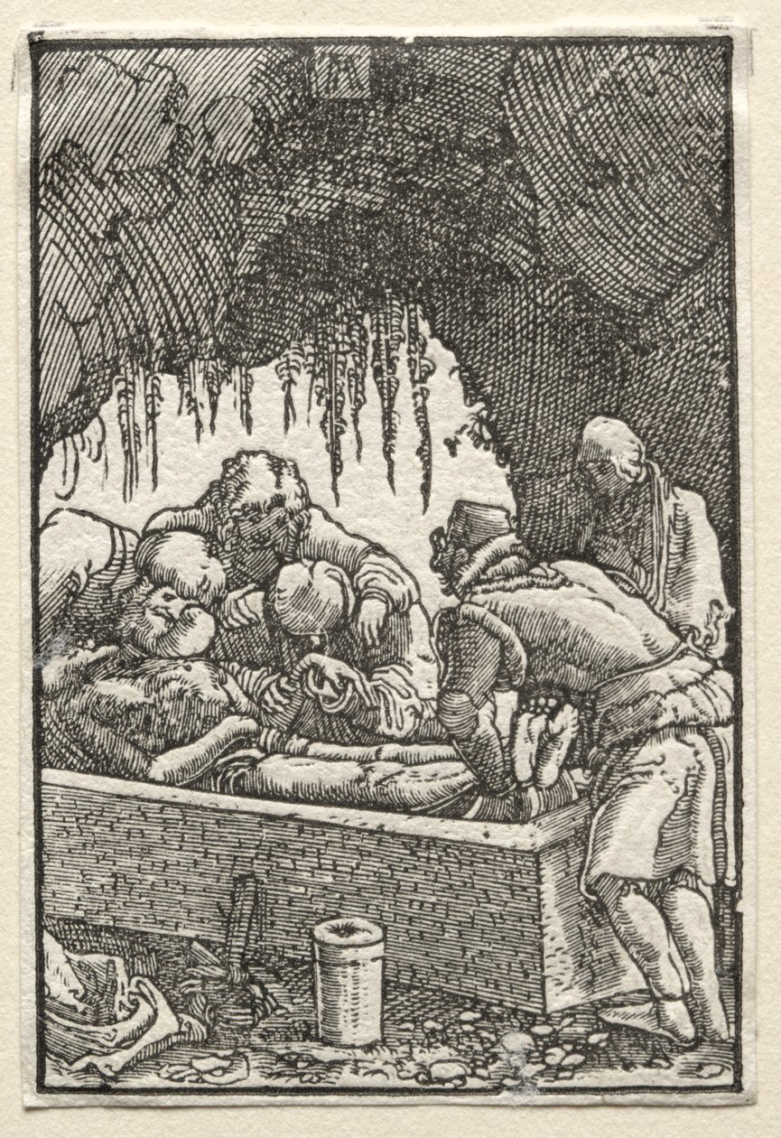 人类的堕落与救赎基督的安葬 作者 阿尔布雷希特·阿尔特多夫（Albrecht Altdorfer）