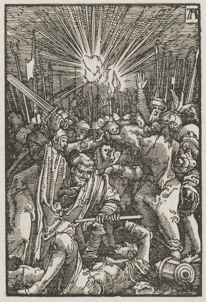 人的堕落与救赎：基督被俘虏，c。 1515。 作者 阿尔布雷希特·阿尔特多夫（Albrecht Altdorfer）