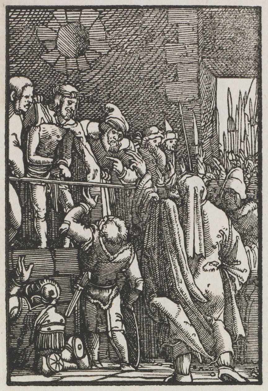 人的堕落与救赎：埃科·霍莫c。 1515。 作者 阿尔布雷希特·阿尔特多夫（Albrecht Altdorfer）
