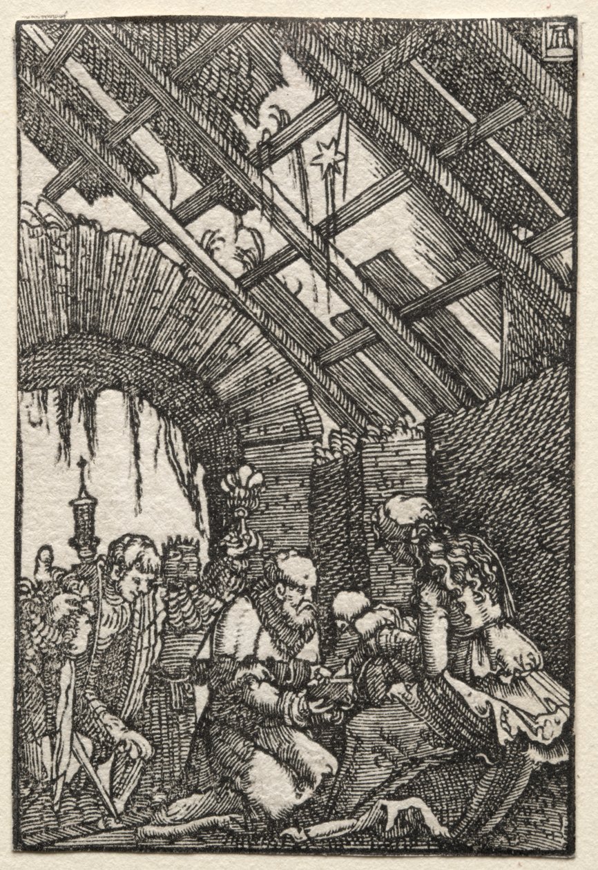人类的堕落与救赎  玛吉的崇拜 作者 阿尔布雷希特·阿尔特多夫（Albrecht Altdorfer）