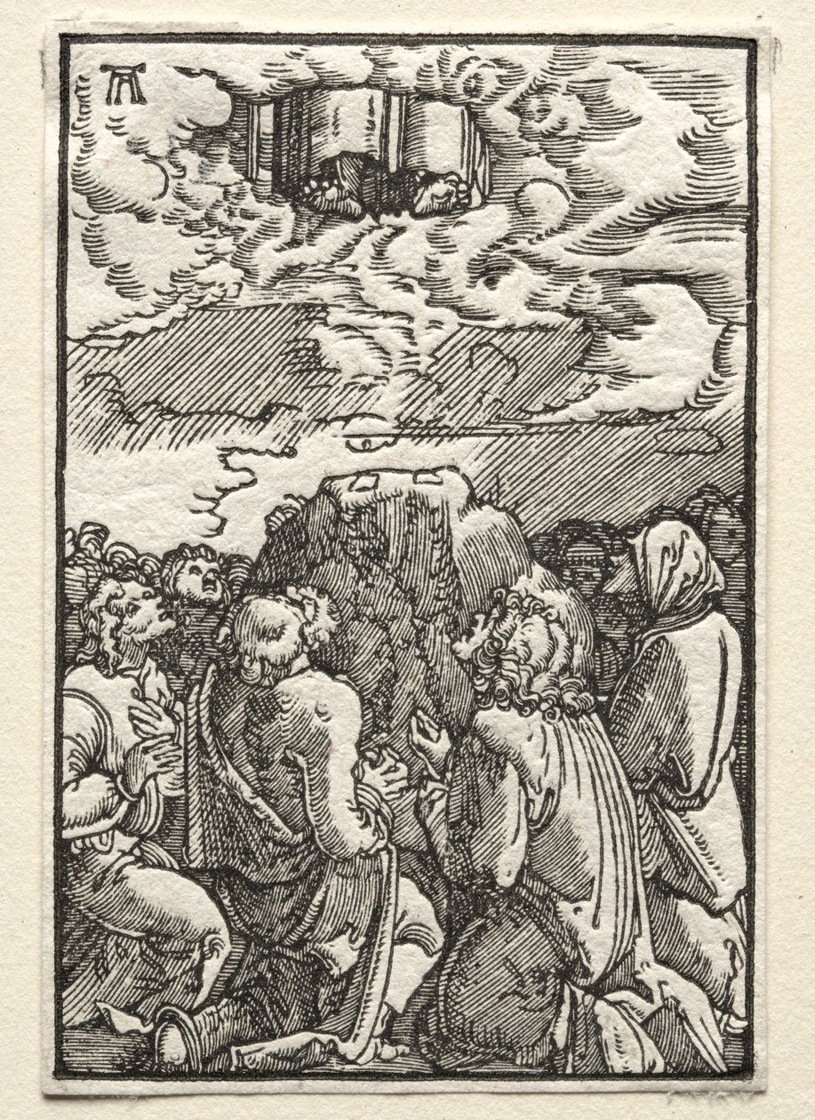 人的堕落与救赎：提升，c。 1515。 作者 阿尔布雷希特·阿尔特多夫（Albrecht Altdorfer）
