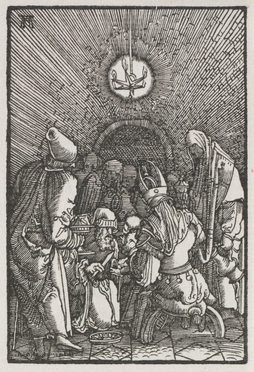 人的堕落与救赎：割礼，c。 1515。 作者 阿尔布雷希特·阿尔特多夫（Albrecht Altdorfer）