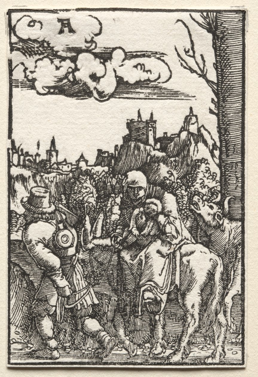 人类的堕落与救赎  逃亡埃及 作者 阿尔布雷希特·阿尔特多夫（Albrecht Altdorfer）