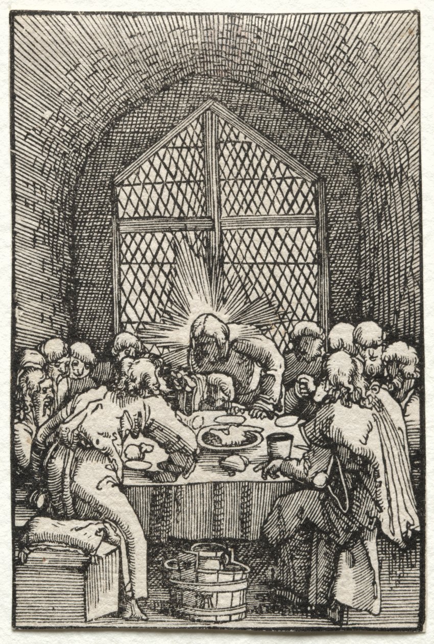 人类的堕落与救赎  最后的晚餐 作者 阿尔布雷希特·阿尔特多夫（Albrecht Altdorfer）