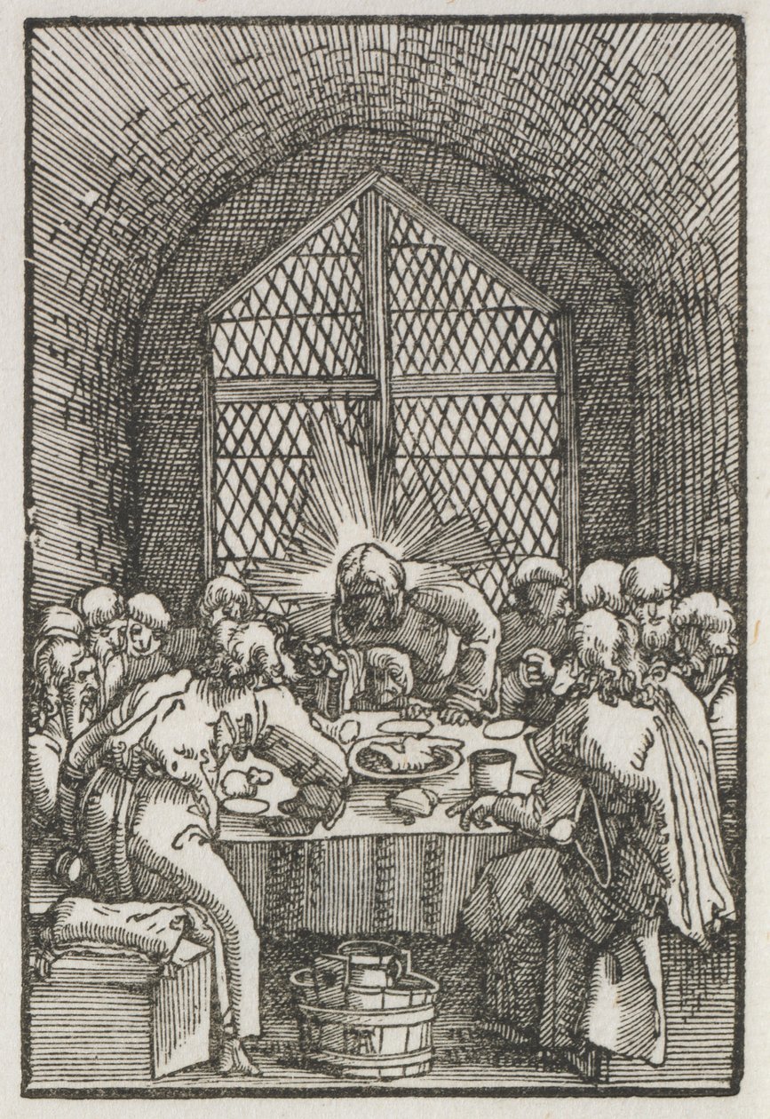 人类的堕落与救赎  最后的晚餐 作者 阿尔布雷希特·阿尔特多夫（Albrecht Altdorfer）