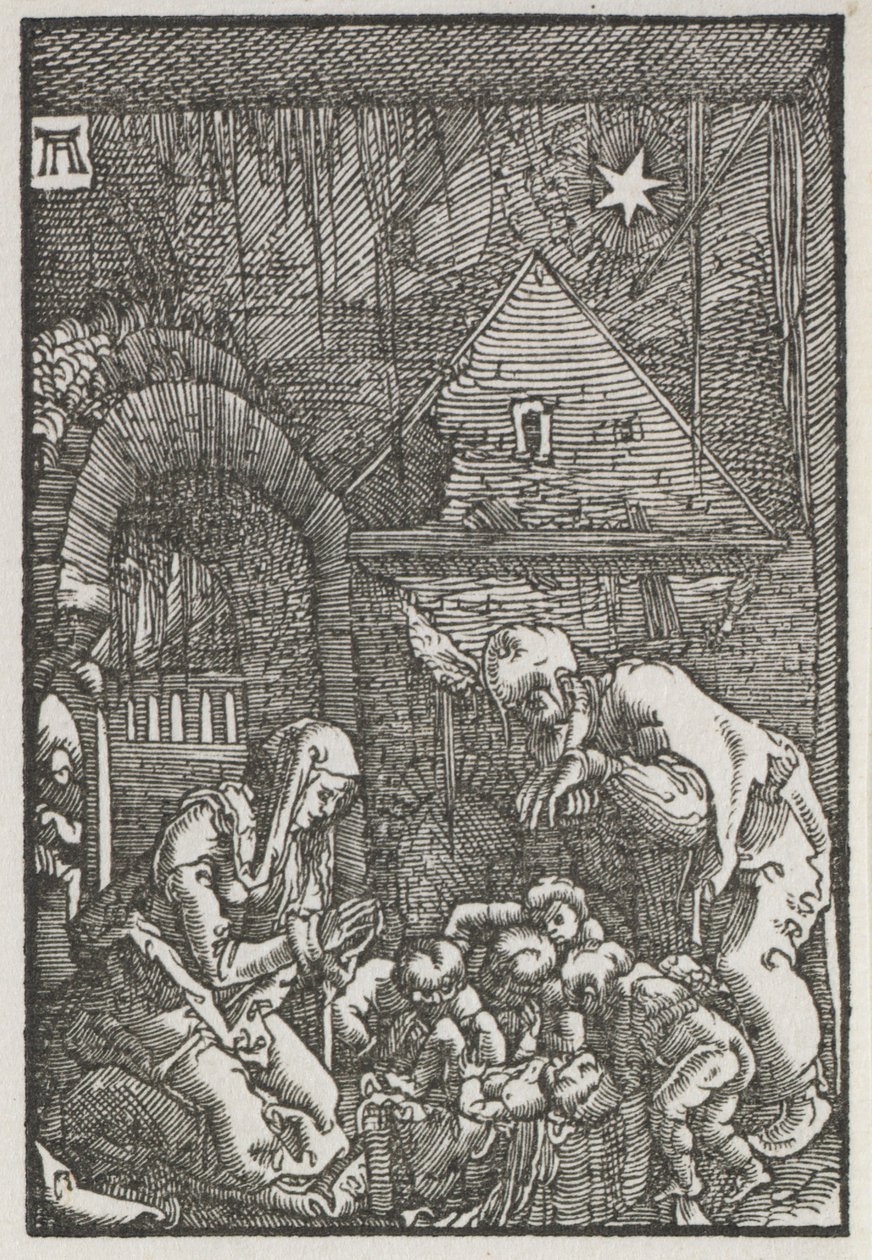 人类的堕落与救赎  耶稣诞生 作者 阿尔布雷希特·阿尔特多夫（Albrecht Altdorfer）