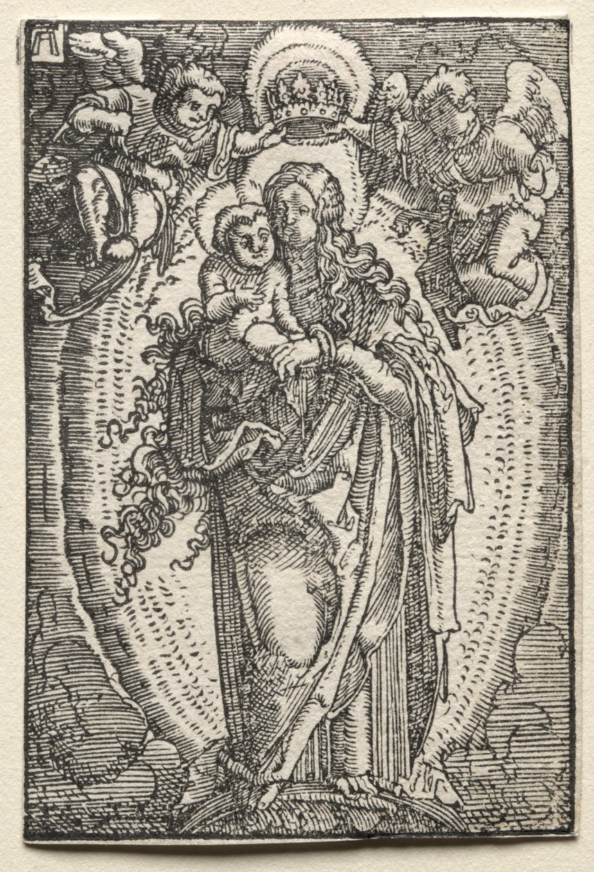 人类的堕落与救赎  作为天后的圣母 作者 阿尔布雷希特·阿尔特多夫（Albrecht Altdorfer）
