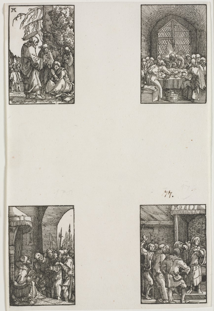 人的堕落与救赎，c。 1515。 作者 阿尔布雷希特·阿尔特多夫（Albrecht Altdorfer）