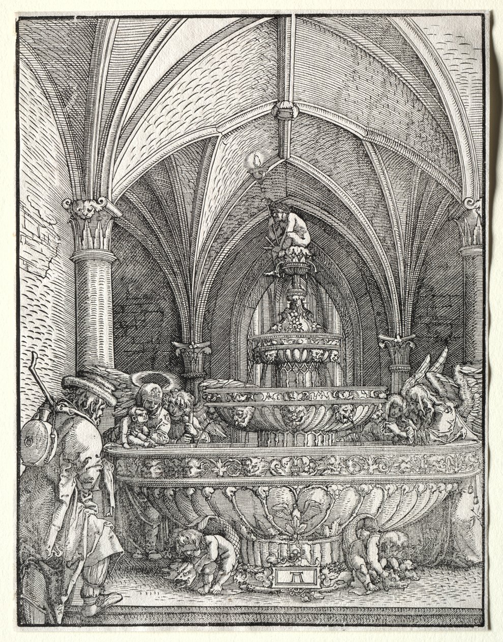 圣家族飞往埃及的喷泉 作者 阿尔布雷希特·阿尔特多夫（Albrecht Altdorfer）
