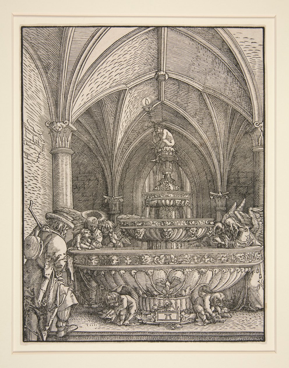 圣家族飞往埃及途中的喷泉 作者 阿尔布雷希特·阿尔特多夫（Albrecht Altdorfer）