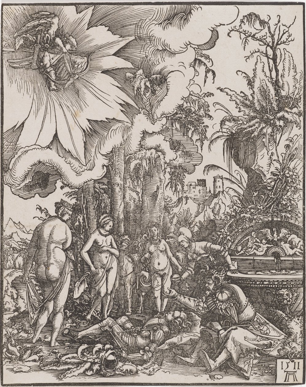 巴黎的审判》，1511年。 作者 阿尔布雷希特·阿尔特多夫（Albrecht Altdorfer）