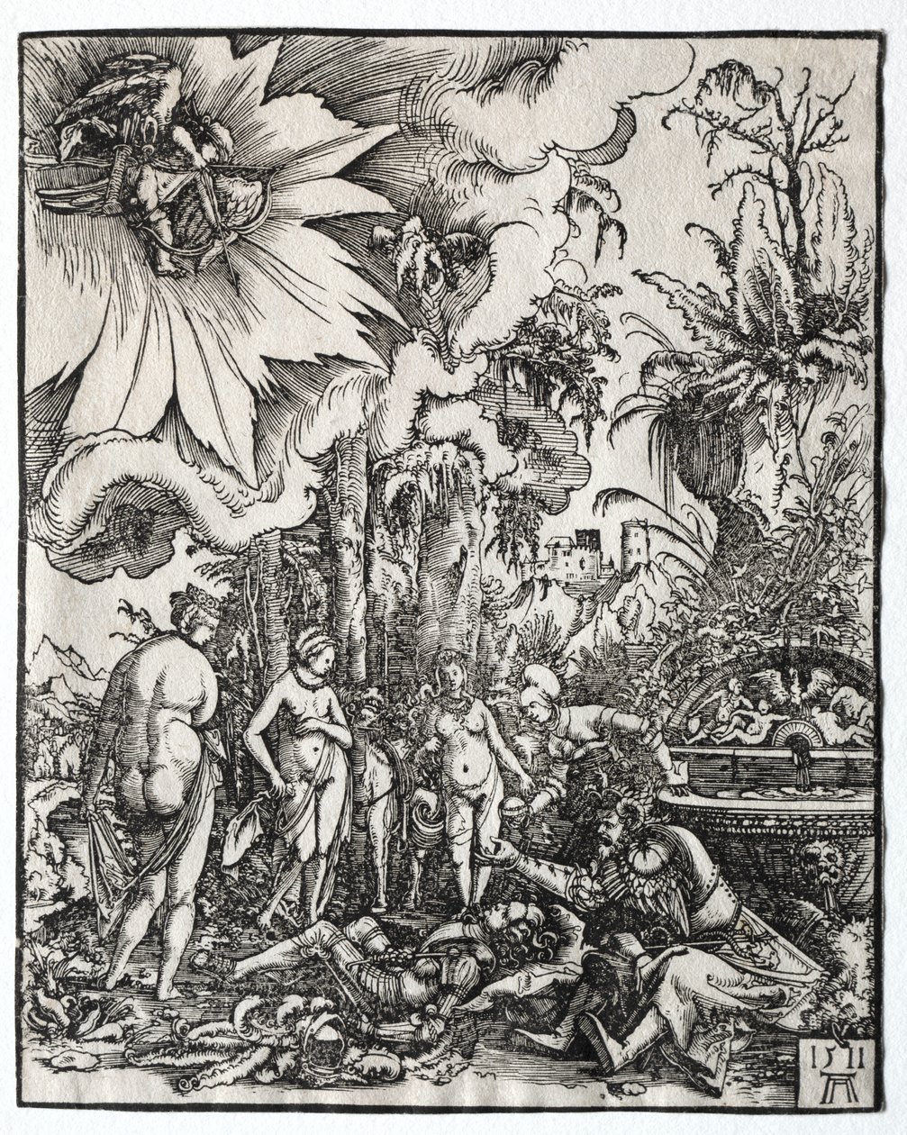 巴黎审判 作者 阿尔布雷希特·阿尔特多夫（Albrecht Altdorfer）
