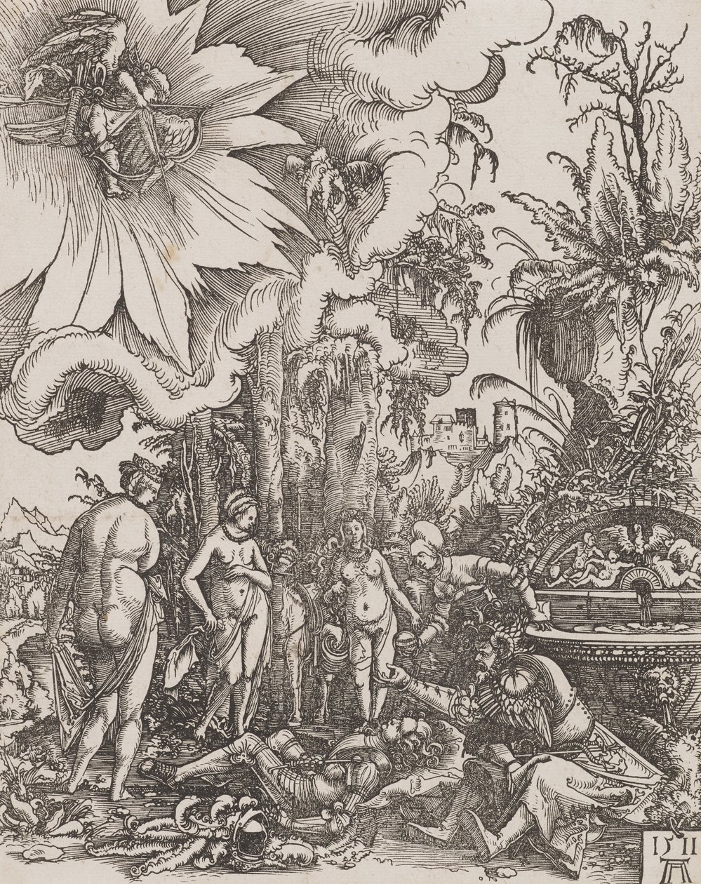 巴黎的审判，1511年 作者 阿尔布雷希特·阿尔特多夫（Albrecht Altdorfer）
