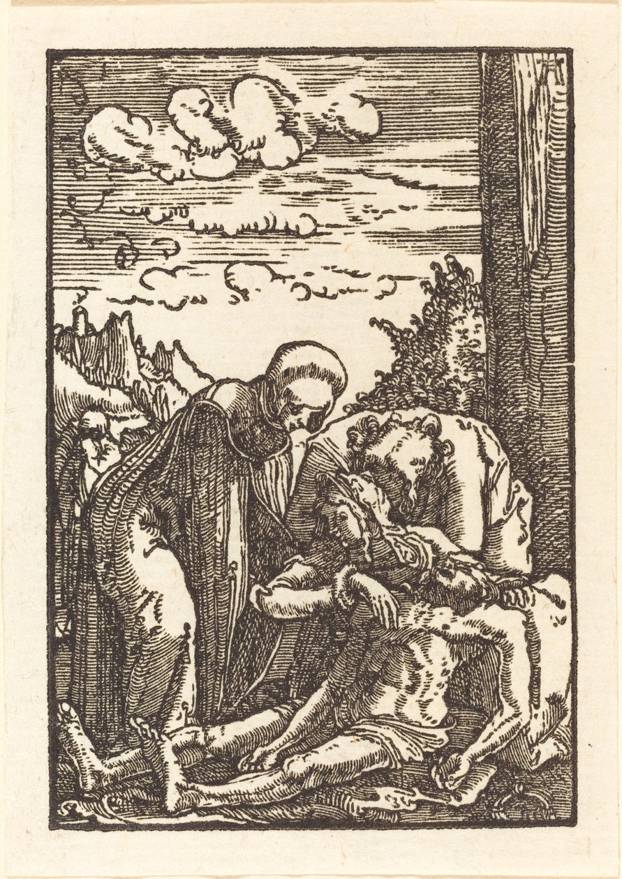 十字架下的哀歌 作者 阿尔布雷希特·阿尔特多夫（Albrecht Altdorfer）