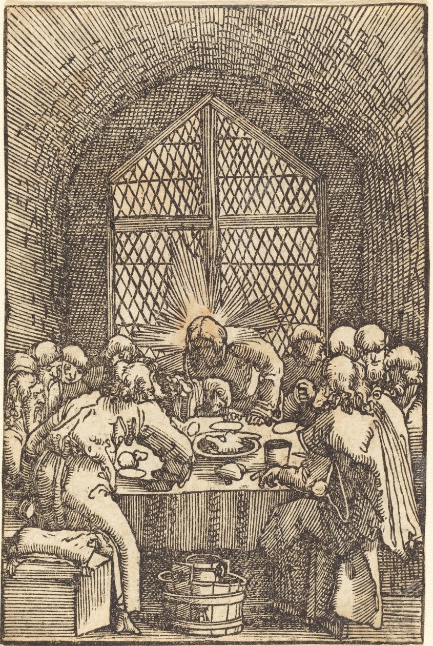 最后的晚餐 作者 阿尔布雷希特·阿尔特多夫（Albrecht Altdorfer）