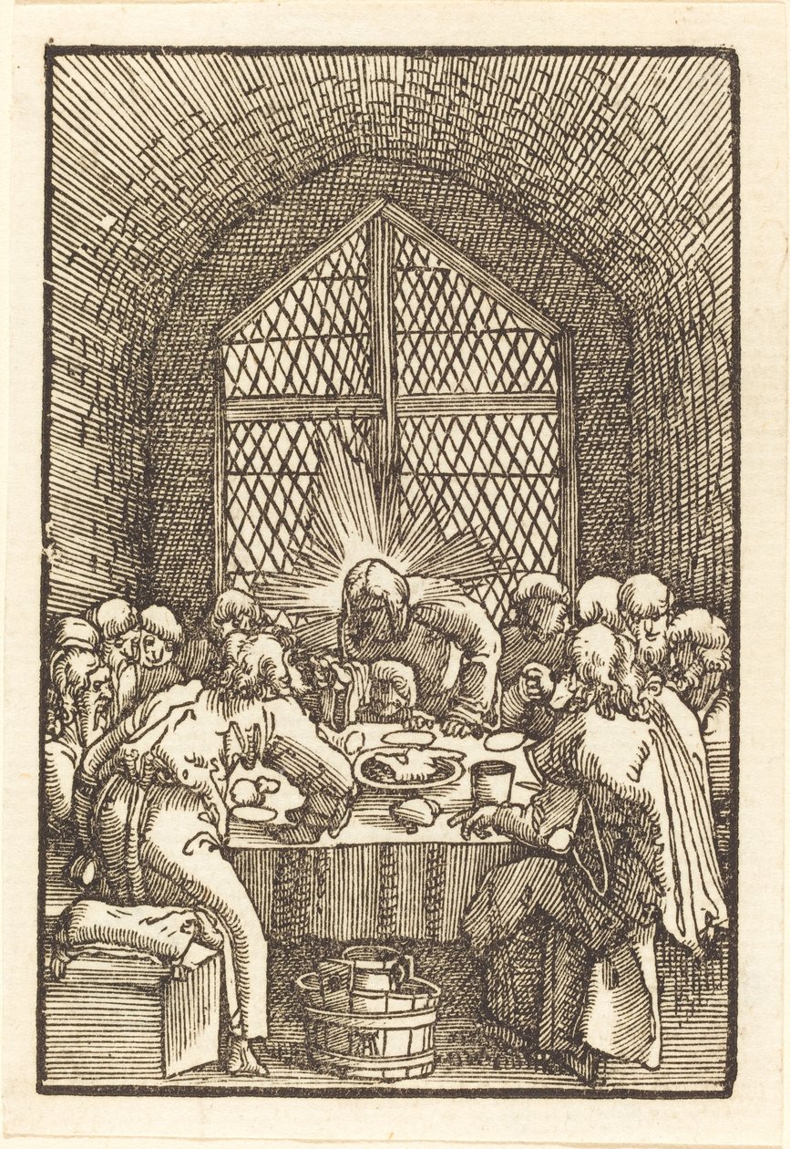 最后的晚餐 作者 阿尔布雷希特·阿尔特多夫（Albrecht Altdorfer）