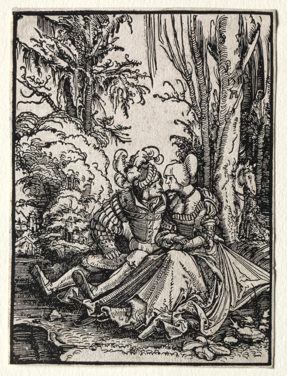 恋人们 作者 阿尔布雷希特·阿尔特多夫（Albrecht Altdorfer）