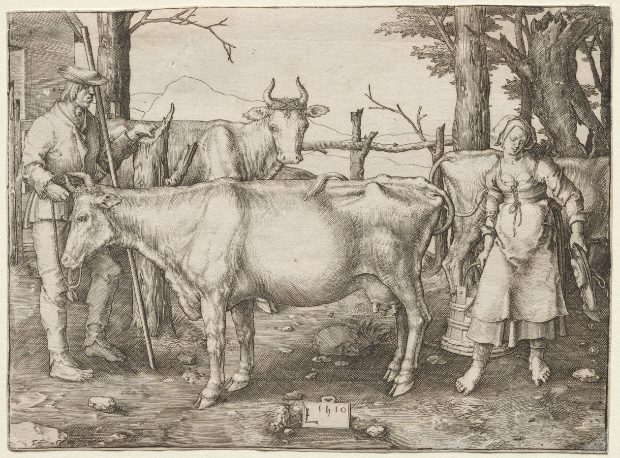 挤奶女工 作者 阿尔布雷希特·阿尔特多夫（Albrecht Altdorfer）