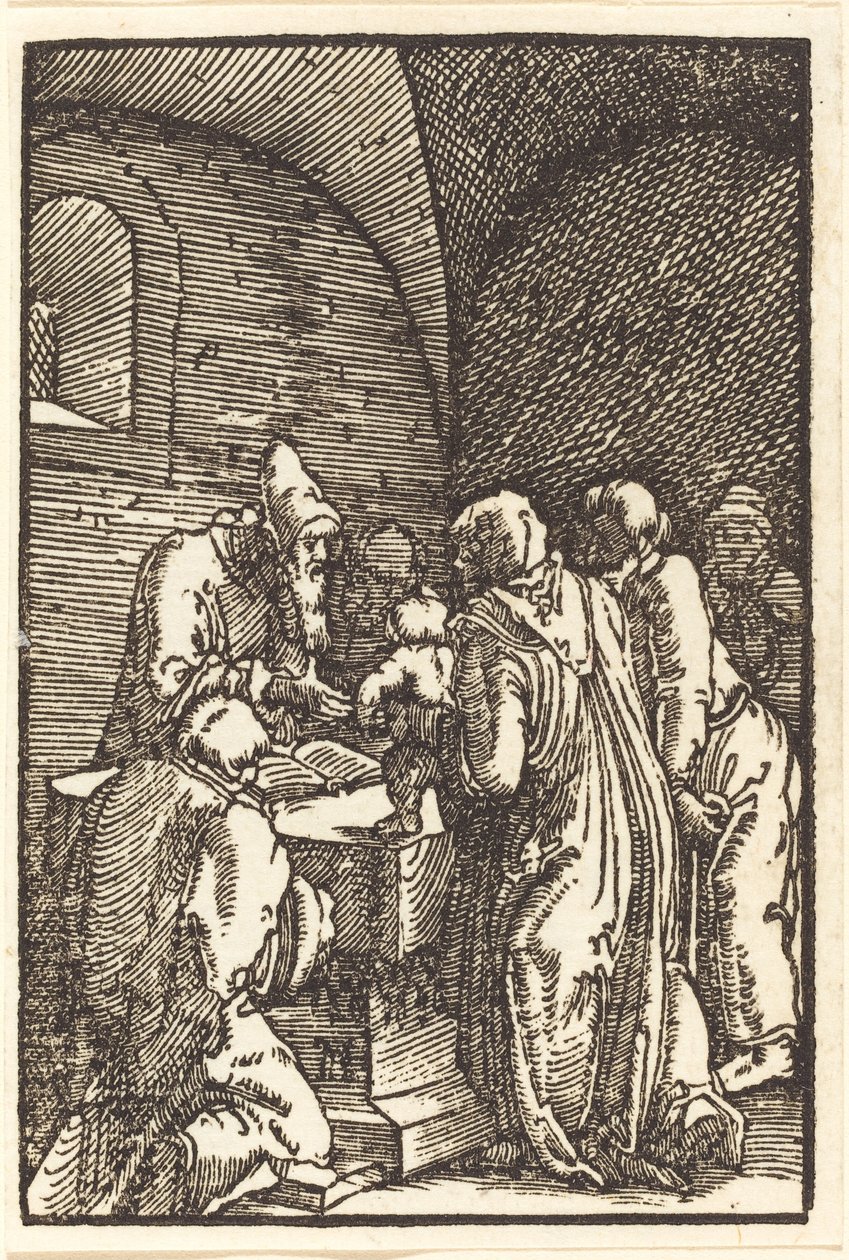 基督在圣殿的呈现 作者 阿尔布雷希特·阿尔特多夫（Albrecht Altdorfer）