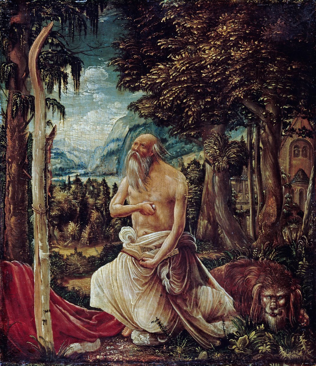 悔改的圣杰罗姆，1507年 作者 阿尔布雷希特·阿尔特多夫（Albrecht Altdorfer）