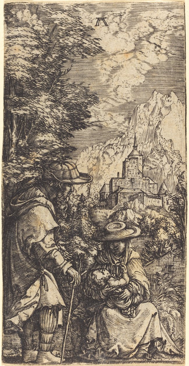 逃往埃及的其余部分 作者 阿尔布雷希特·阿尔特多夫（Albrecht Altdorfer）